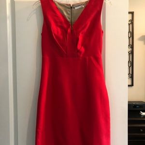 Tahari red dress